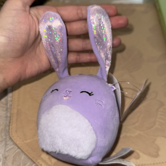 Squishmallow Bubbles the bunny Easter Squad Squishy Soft Plush Toy Animal - Picture 7 of 11